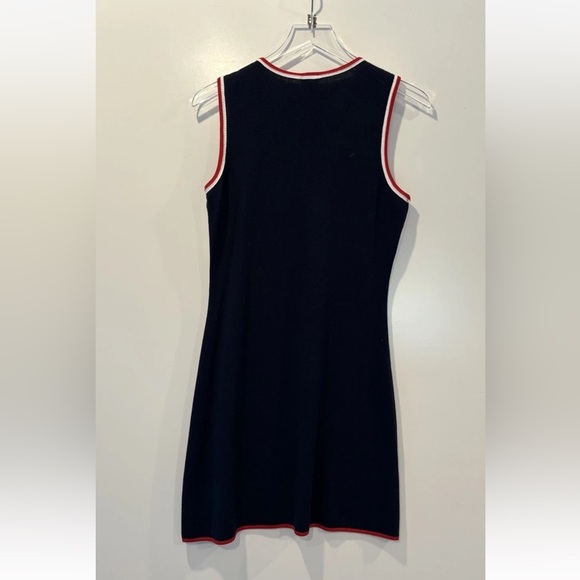 Vintage French Curve Womens Patriot Sleeveless Knit Dress Size Large - Picture 2 of 5